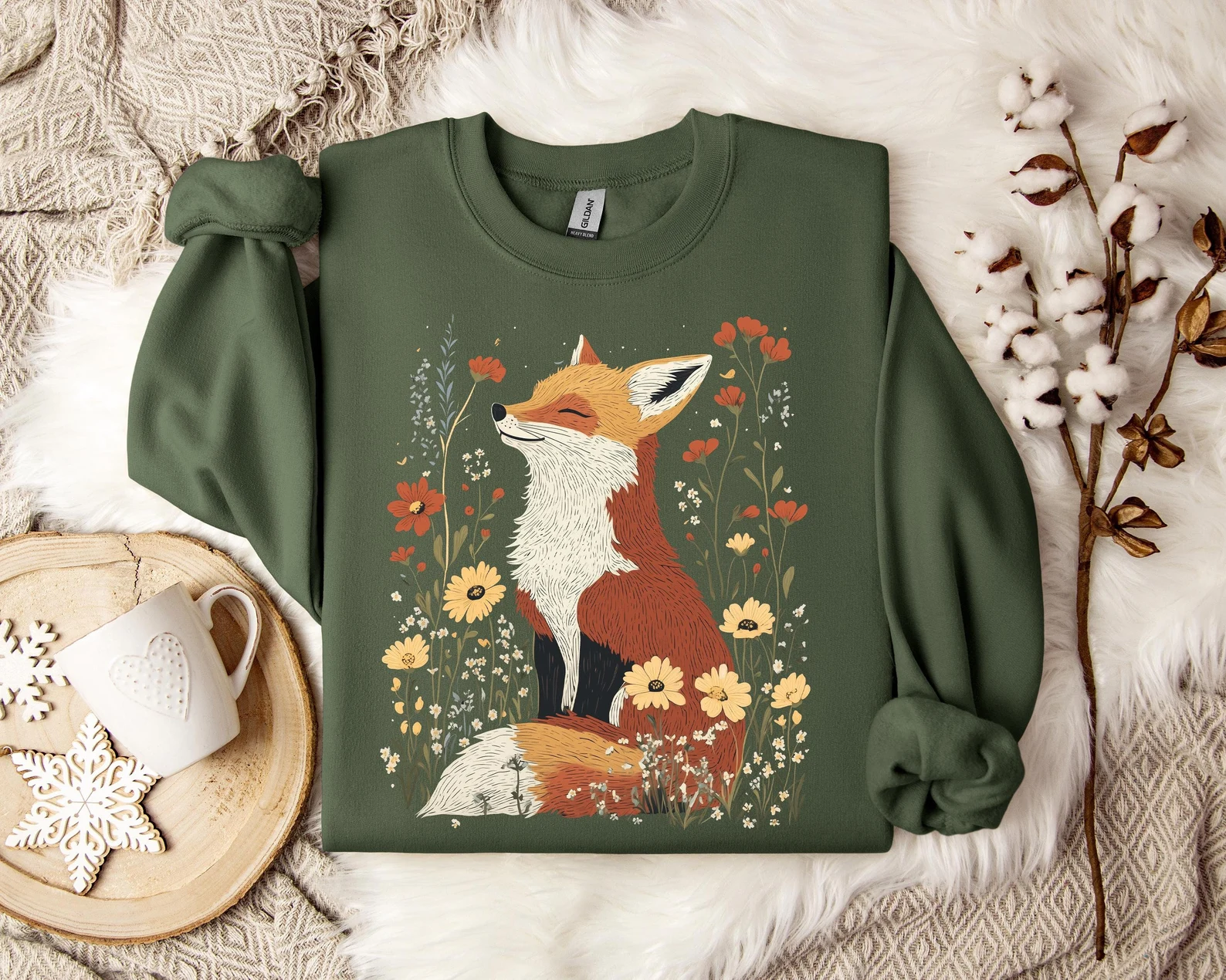 Cottagecore Fox Sweatshirt
