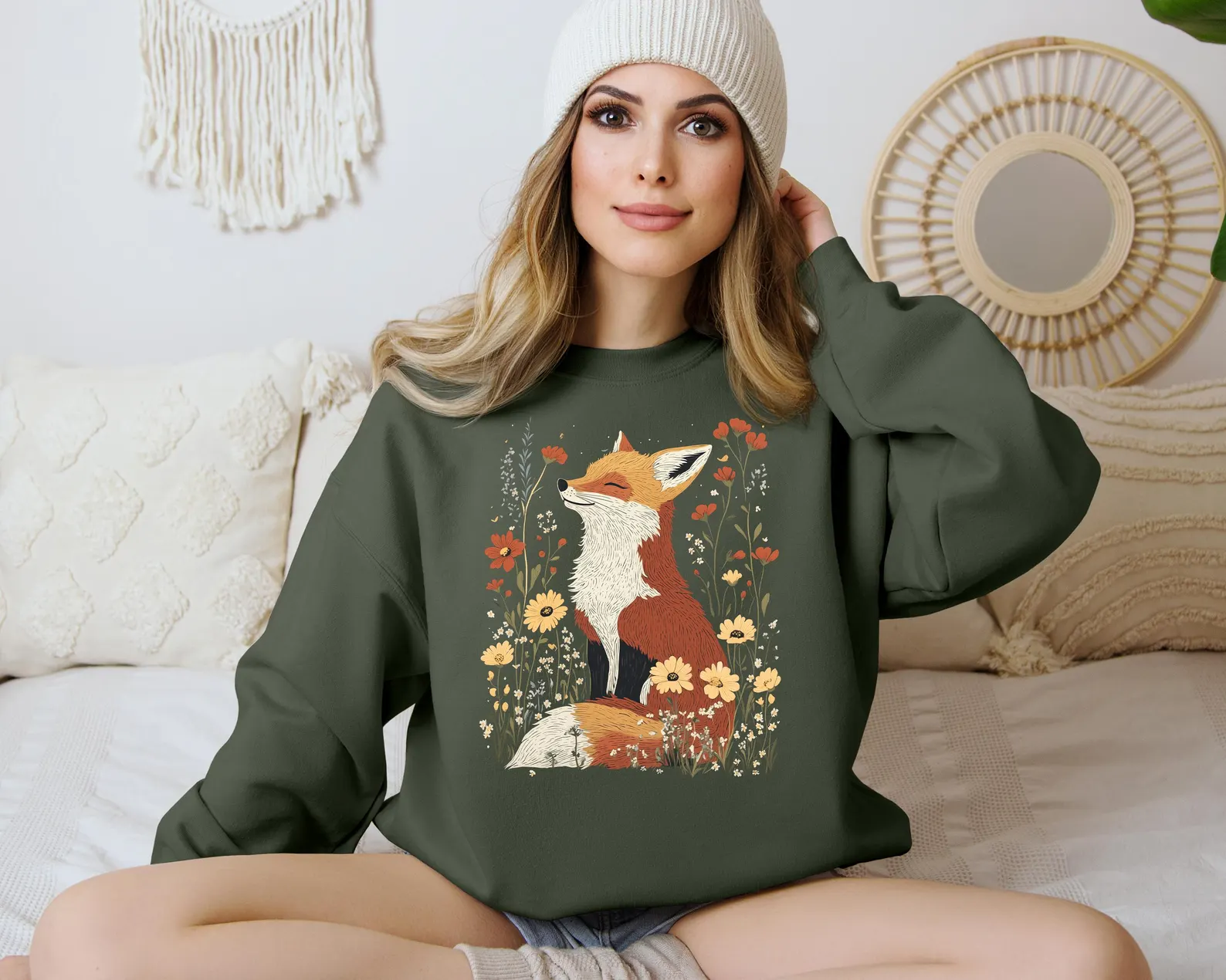 Cottagecore Fox Sweatshirt